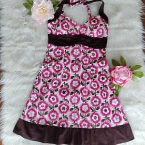 Trixxi Halter Floral Dress